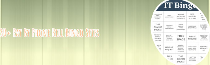 Bingo sites you can pay by mobile