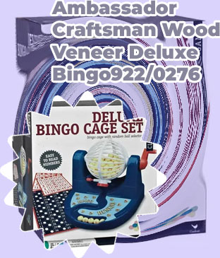 Deluxe bingo game with accessories