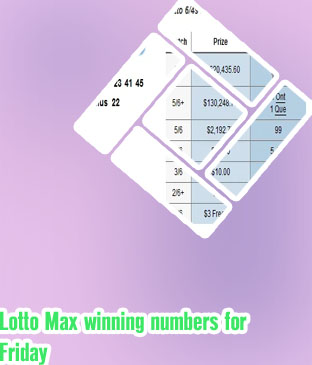 Lotto max winning number for tonight